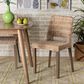 Baxton Studio Magy Side Chair in Greywashed and Brown, , large