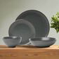 Godinger Silver Beaumont 16-Piece Dinnerware Set in Grey, White and Gold, , large