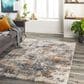 Surya Tuscany 4"3" x 5"7" Gray, Camel and White Area Rug, , large