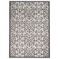 Nourison Aloha 3"6" x 5"6" Grey and Charcoal Indoor/Outdoor Area Rug, , large