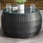 CorLiving Parksville Patio Coffee Table in Black, , large