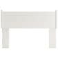 Ashley Aprilyn Queen Panel Headboard in White, , large