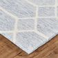Feizy Belfort 8777F Blue and Gray 12" x 15" Area Rug, , large