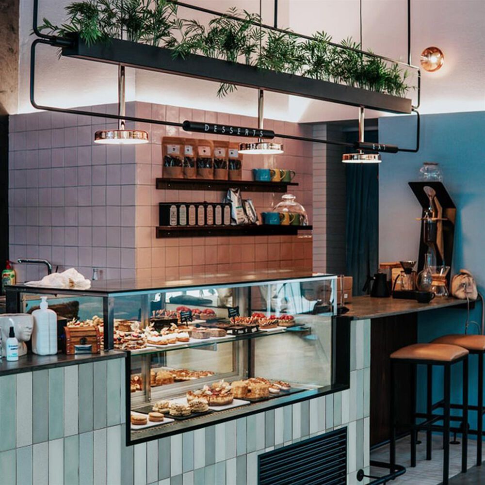 Soho Studio ColorHues Ocean Blend 2" x 8" Cement and Lava Stone Tile, , large