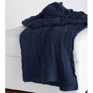 Rizzy Home 50" x 60" Throw in Navy Blue, , large