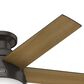 Hunter Anslee Low Profile 46" Ceiling Fan with LED Lights in Premier Bronze, , large