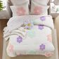 Hampton Park Gracie 4-Piece Full/Queen Comforter Set in White and Purple, , large