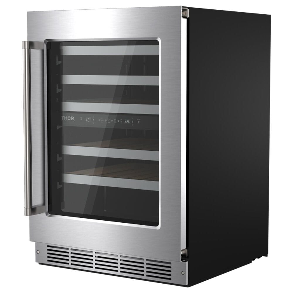 Thor Kitchen 24" Undercounter Dual Zone Wine Cooler in Stainless Steel, , large