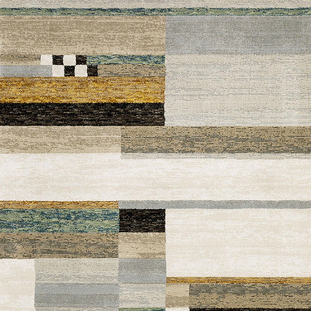 Oriental Weavers Strada 2&#39;3&quot; x 8&#39; Beige Runner, , large