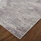 Feizy Lennon 4" x 6" Gray Area Rug, , large