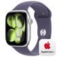 Apple Watch Series 11 (GPS) 46mm Aluminum Case with Purple Fog Sport Band - M/L in Silver and 2-Year AppleCare+, , large