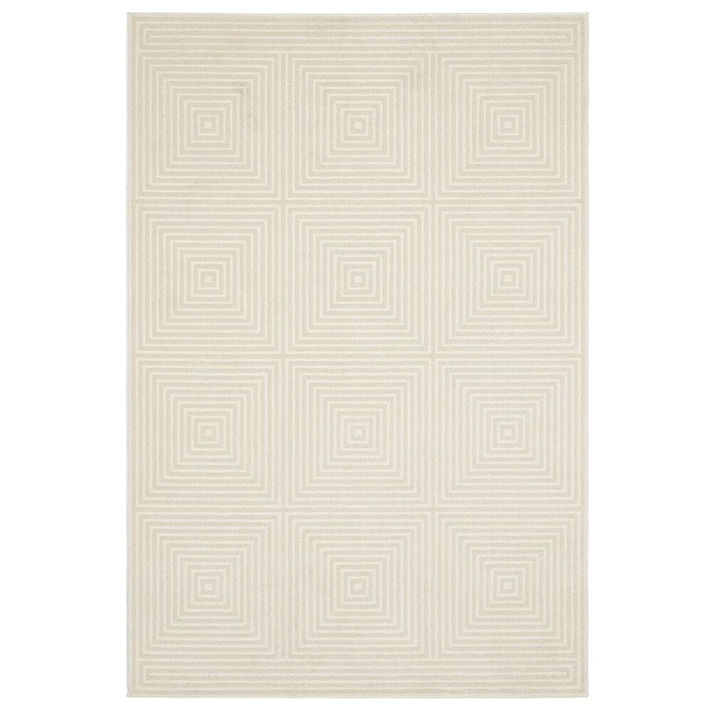 Oriental Weavers Raylan RAY04 7"10" x 10"10" Ivory Area Rug, , large