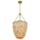 Savoy House Catalan 4-Light Pendant in Warm Brass, , large