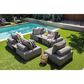 Ashley Bree Zee Patio Lounge Chair in Brown, , large