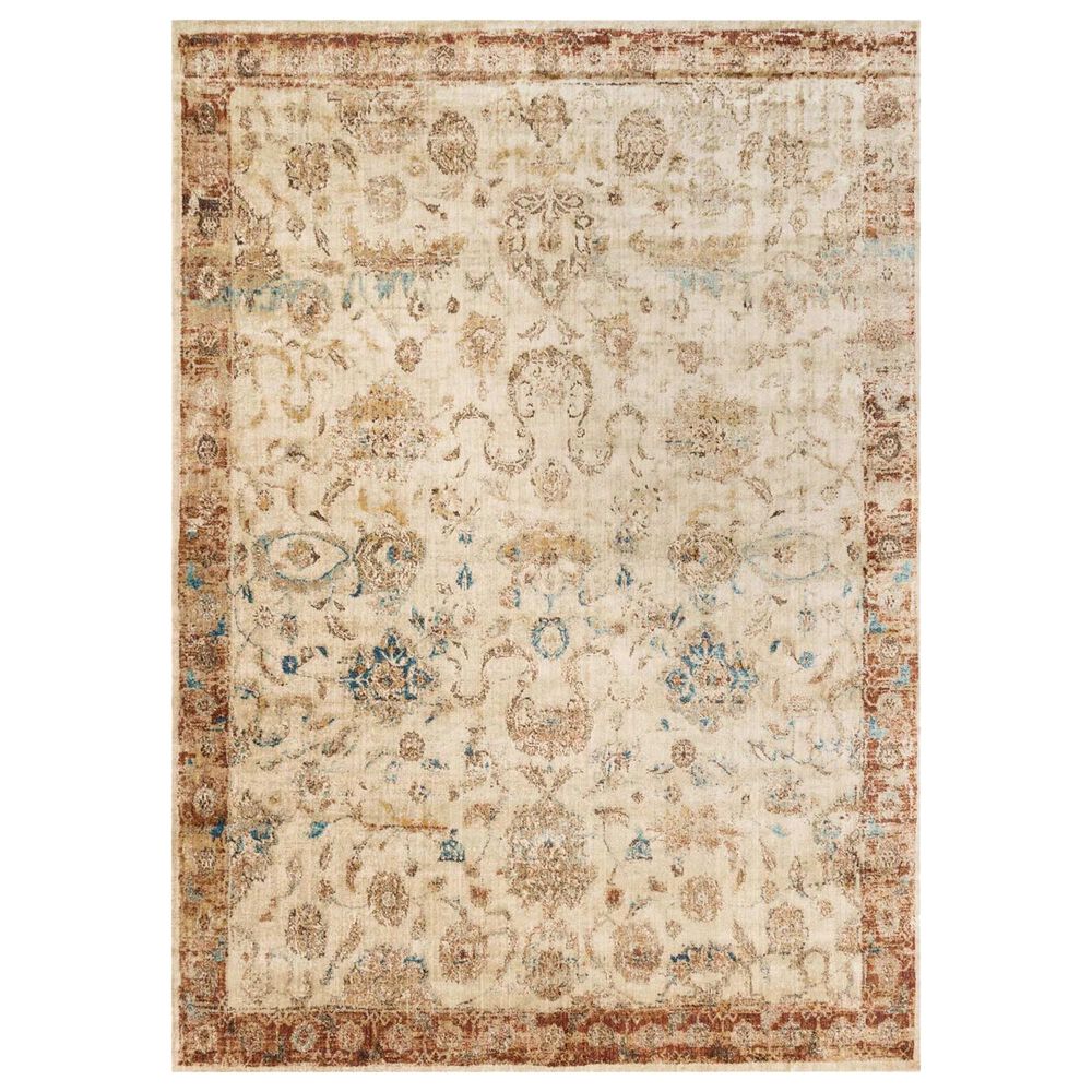Loloi Anastasia AF-04 12" x 15" Antique Ivory Area Rug, , large