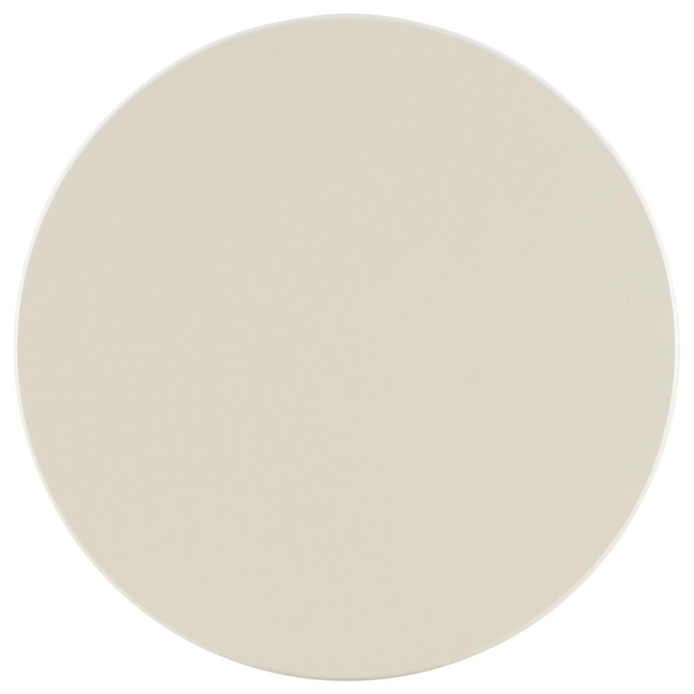 Linon Home Decor Aura Round Side Table in Off White, , large