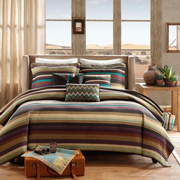 Hampton Park Yosemite 6-Piece Full/Queen Reversible Coverlet Set, , large