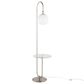 Grandview Gallery Trombone Floor Lamp in Nickel and Clear, , large