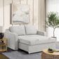Lifestyle Solutions Haddington Convertible Loveseat in Linen, , large