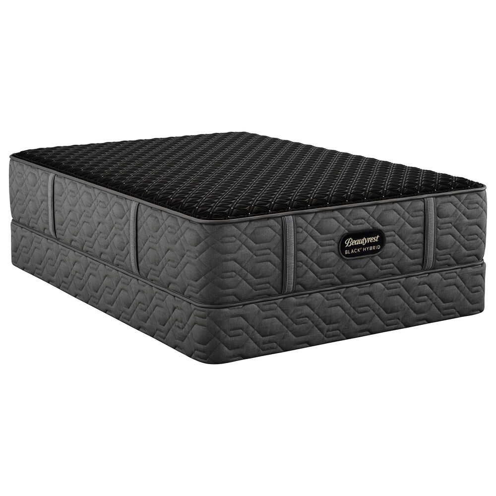 Beautyrest Hybrid Black Series3 Medium Queen Mattress with High Profile Box Spring, , large
