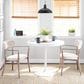 Lumisource Savannah Arm Chair with Cream Cushion in Copper and Whitewashed (Set of 2), , large