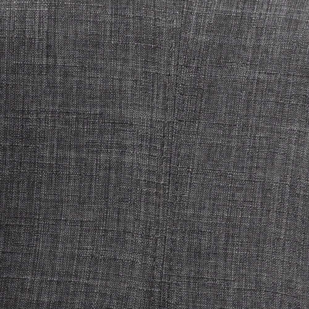 Baxton Studio Wesley Side Chair with Dark Grey Cushion in Walnut (Set of 2), , large