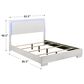 Pacific Landing Felicity Queen Low Profile Bed with LED Backlight, , large