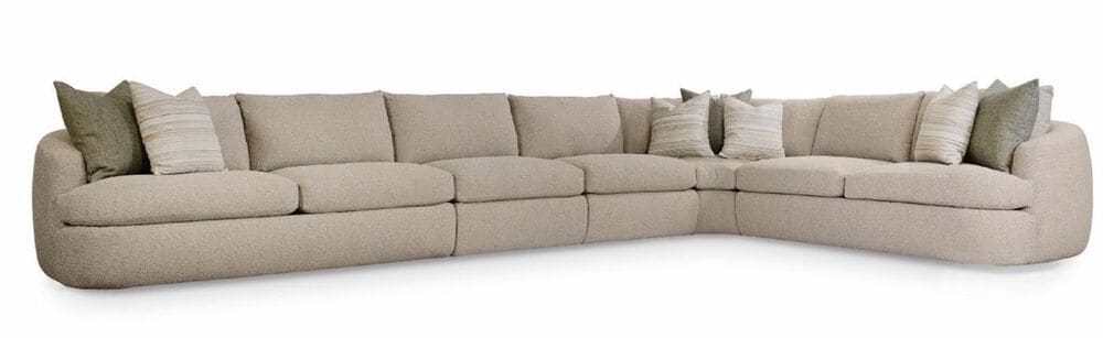 Bernhardt Jules 4-Piece Sectional in Jute, , large