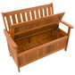 CorLiving Miramar Patio Storage Bench in Brown, , large