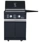 Forno All"Aperto 4-Piece Outdoor Kitchen Grill Set with Bar and Beverage Center in Black, , large