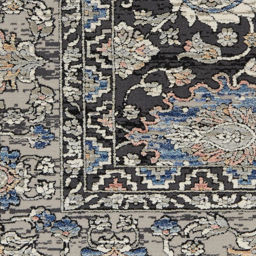 Nourison Starry Nights STN11 10&#39; x 13&#39; Grey and Blue Area Rug, , large