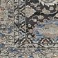 Nourison Starry Nights STN11 10" x 13" Grey and Blue Area Rug, , large