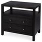 Butler Specialty Company Nora 2-Drawer Wide Nightstand with Open Shelf in Coffee Brown, , large