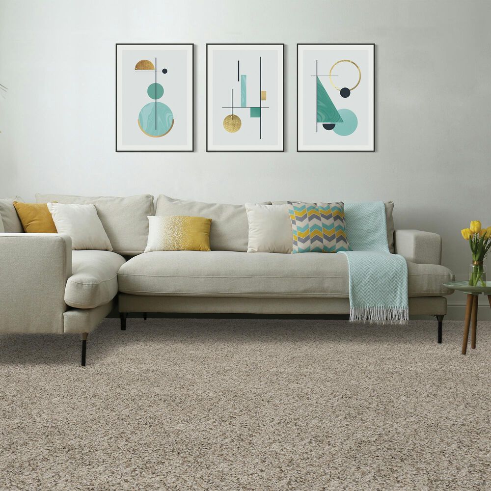 Mohawk Purrsonality III Carpet in Oyster, , large