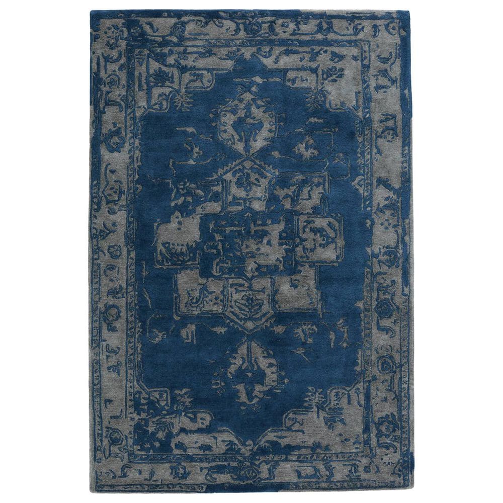 Jaipur Citrine 8" x 10" Colony Blue Area Rug, , large