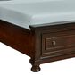 Millenium Porter California King Panel Storage Bed in Rustic Brown, , large