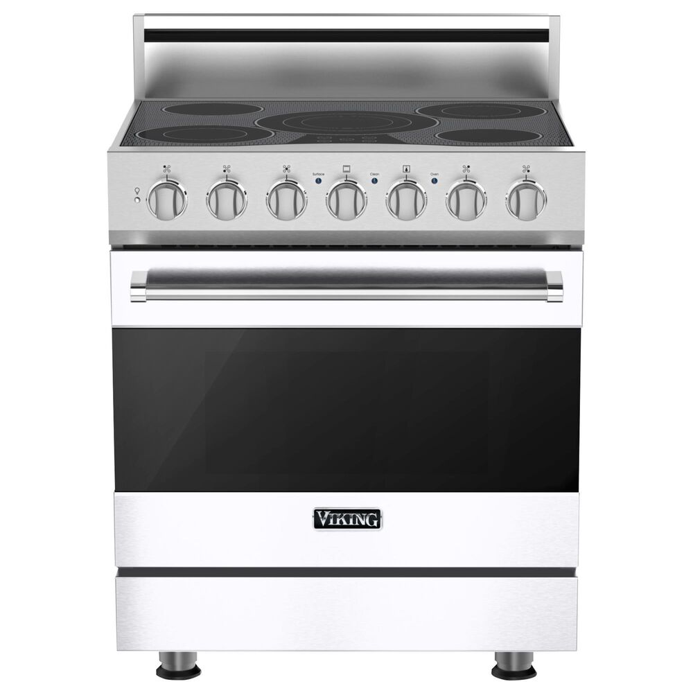 Viking Range 30" Freestanding Electric Range with Self-Cleaning in White, , large