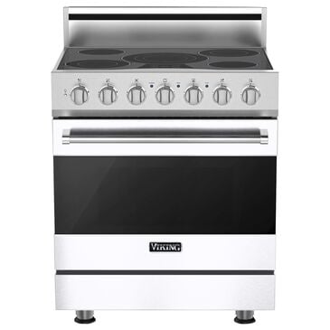 Viking Range 30" Freestanding Electric Range with Self-Cleaning in White, , large
