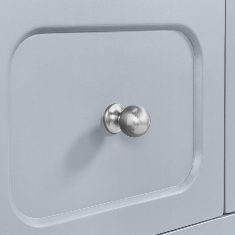 37B Ravello 36" Single Bathroom Vanity Cabinet in Soft Blue with Marble Top and Backsplash, , large