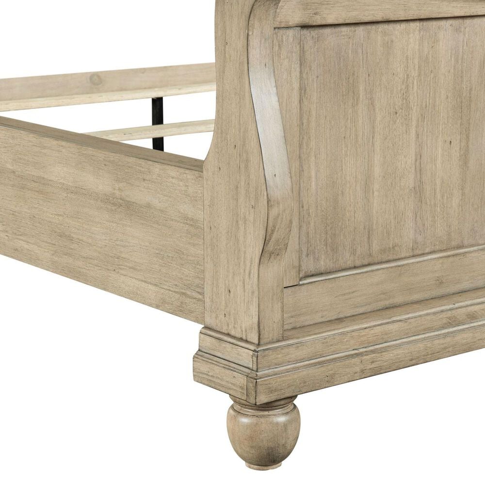 Belle Furnishings Rustic Traditions 3-Piece King Sleigh Bedroom Set in Saddle Tan, , large