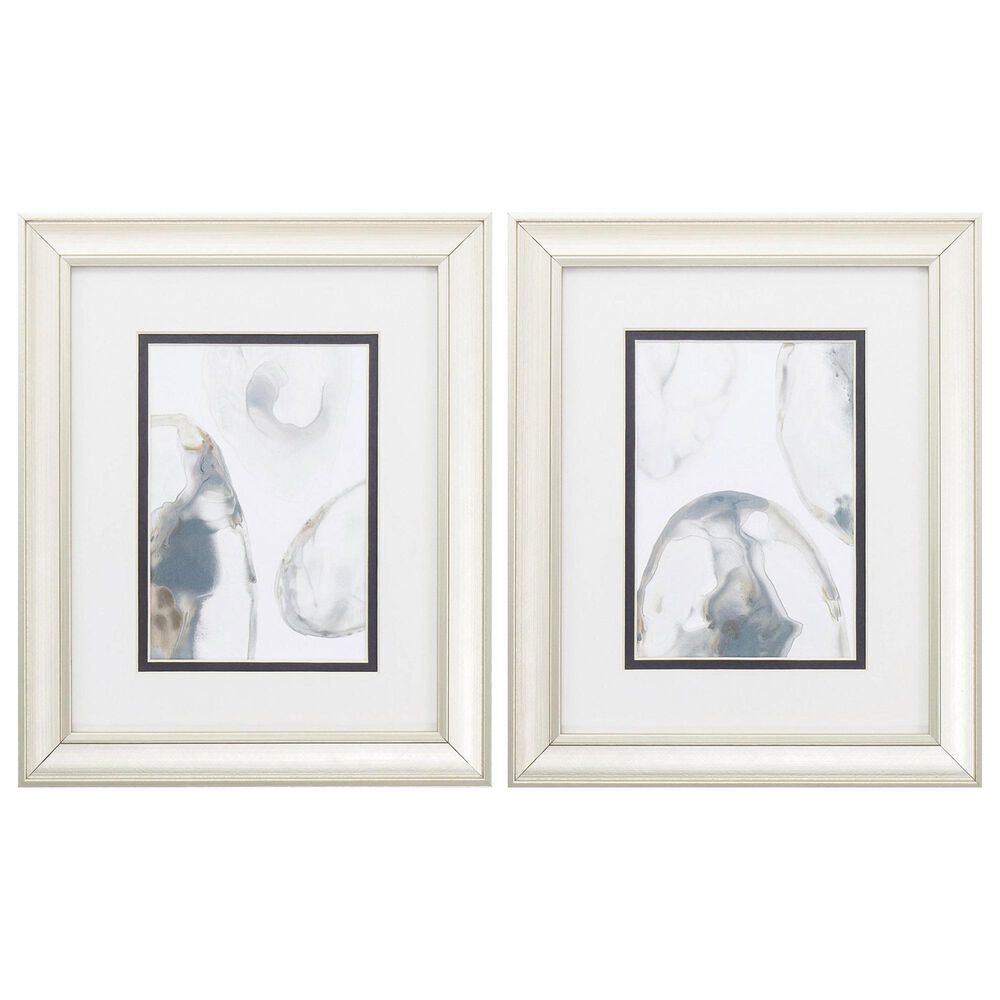 Propac "Natural Geode" Wall Art in Gray (Set of 2), , large