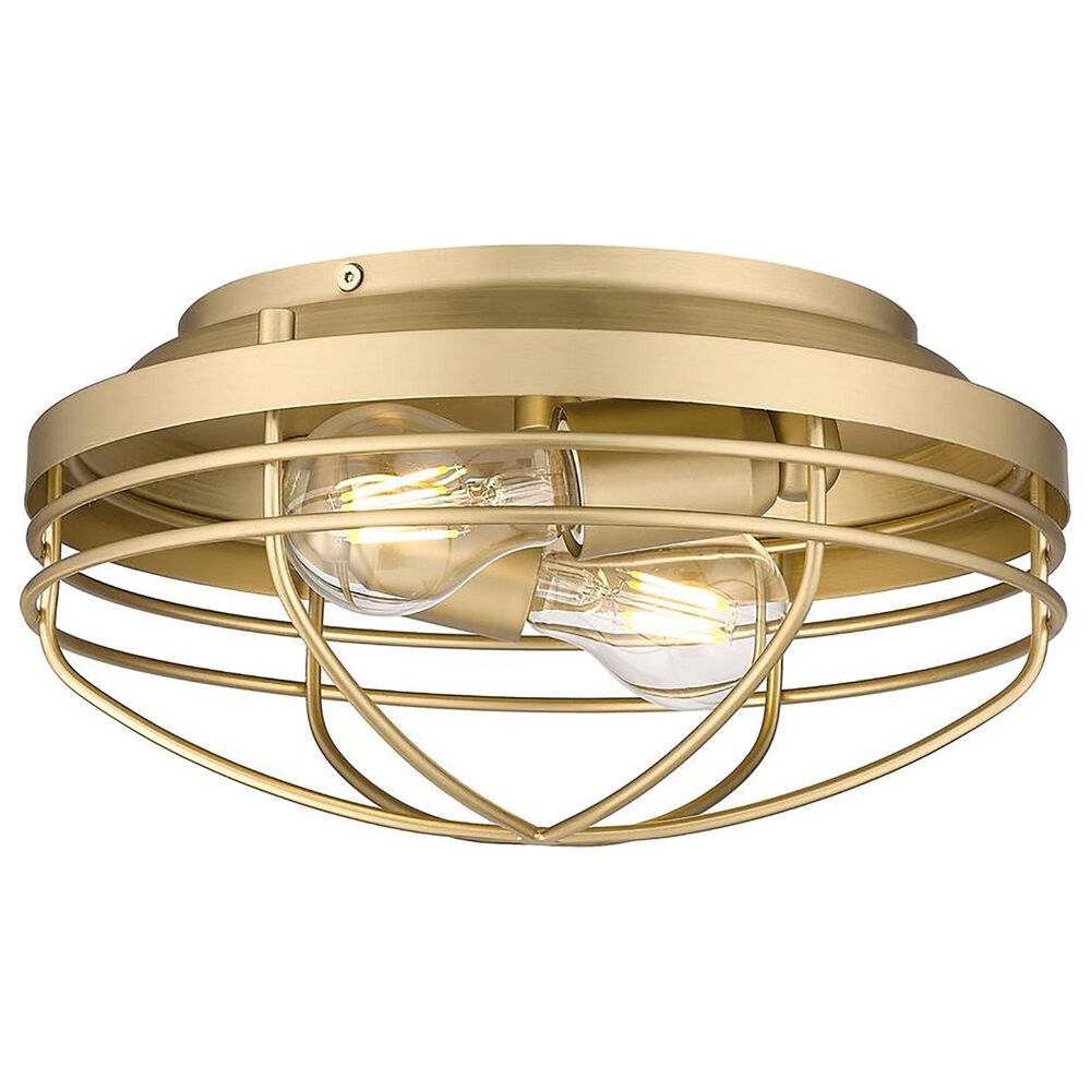 Golden Lighting Seaport Flush Mount in Brushed Champagne Bronze, , large
