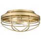 Golden Lighting Seaport Flush Mount in Brushed Champagne Bronze, , large