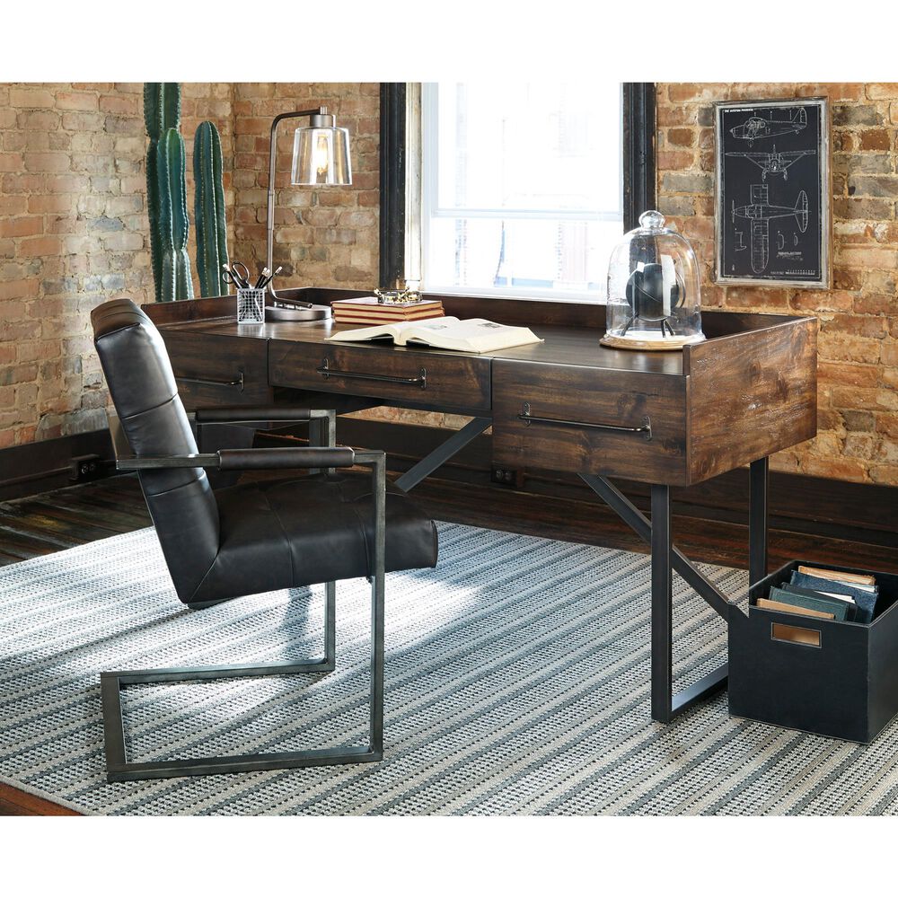 Ashley Starmore Desk Chair in Black, , large