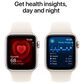 Apple Watch SE GPS + Cellular 40mm Starlight Aluminum Case with Starlight Sport Band - S/M, , large