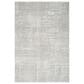 Nourison Glitz GLZ09 Silver and Grey 3"11" x 5"11" Area Rug, , large