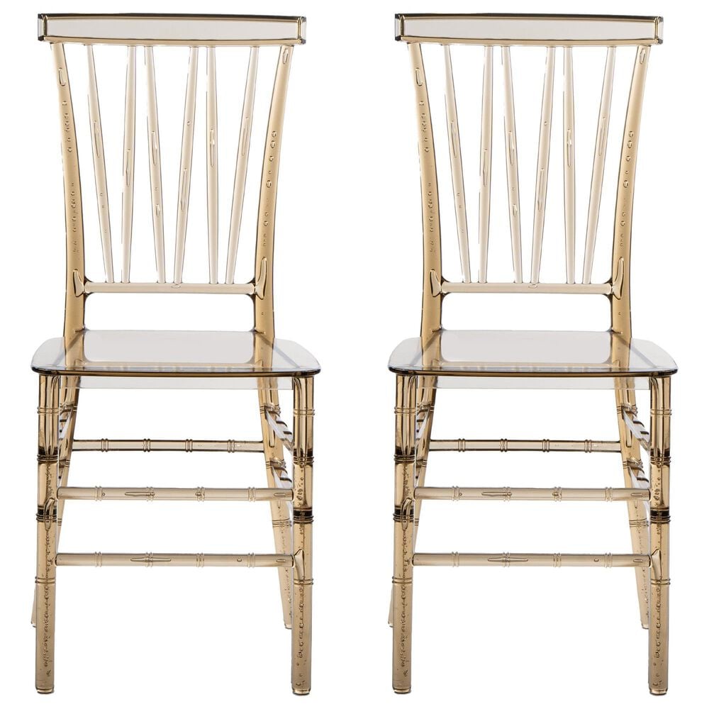 Rta Products Llc Chiavari Stackable Side Chair in Amber &#40;Set of 2&#41;, , large