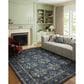 Rifle Paper Co. x Loloi Courtyard 3"6" x 5"6" Seville Navy Area Rug, , large
