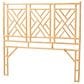 Baxton Studio Karavo Queen Standalone Headboard in Natural Rattan, , large