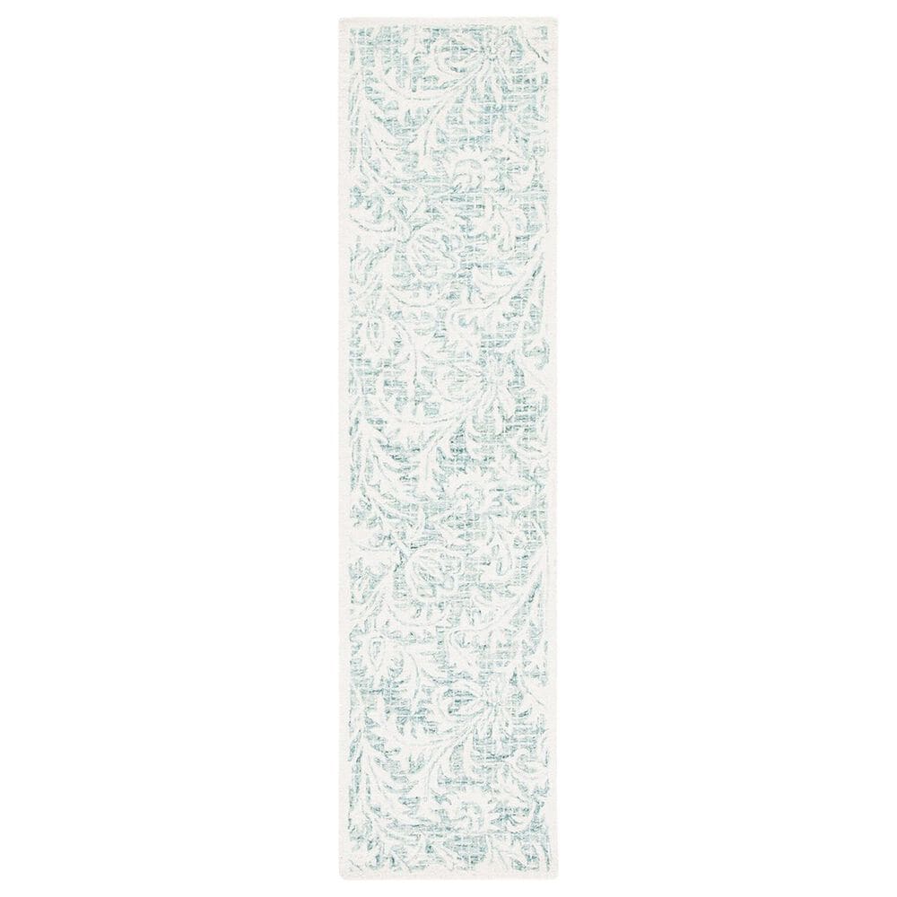 Safavieh Micro-Loop MLP379F 2"3" x 9" Gray and Ivory Runner, , large